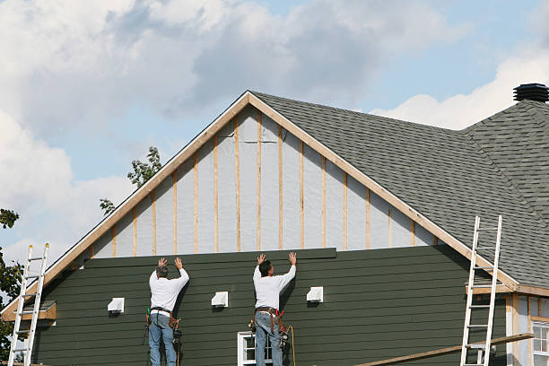 Professional Storm Damage Siding Repair technician working in Furlong, PA